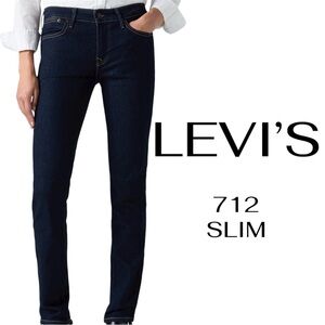 LEVI’S 712 Slim | Dark Wash | Women’s 28 | Like New